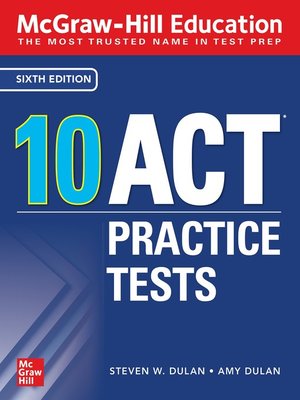 cover image of McGraw-Hill Education: 10 ACT Practice Tests